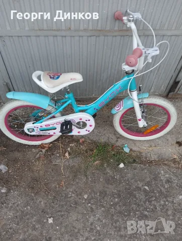 Детско колело BYOX 16 цола с помощни колела -60€-0883470565, снимка 3 - Велосипеди - 55328029