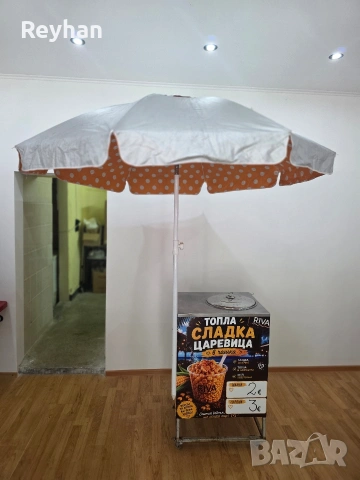 Количка за царевица + 4000 чашки , снимка 7 - Колички за царевица - 55256891