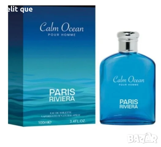 Парфюм Calm Ocean Pour Homme Eau De Toilette 100ml by Paris Riviera, снимка 2 - Мъжки парфюми - 55478079