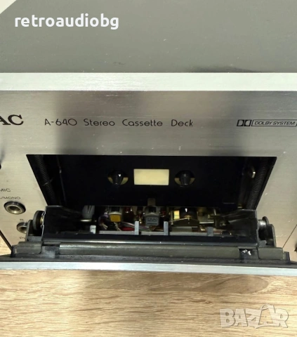 🔈Винтидж дек TEAC A-640 - Made in Japan🔈, снимка 4 - Декове - 53711138