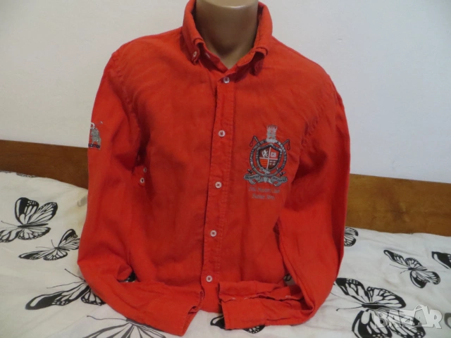 Мъжки ризи с дълъг ръкав от лен , снимка 5 - Ризи - 36449970