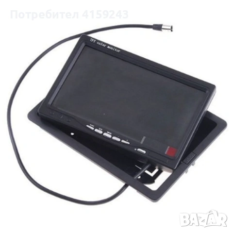 Монитор за кола с 7 инча LCD дисплей, HD 800 x 480 p и 2 AV изхода PK LCD2, снимка 2 - Други - 53964022