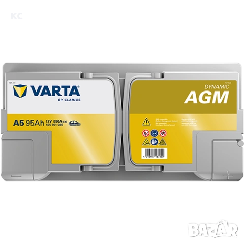 Акумулатор VARTA 95ah AGM