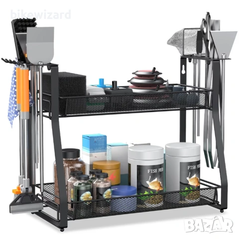 Органайзер за инструменти за аквариум, метална подвижна стойка за инструменти за акваскейпинг НОВО