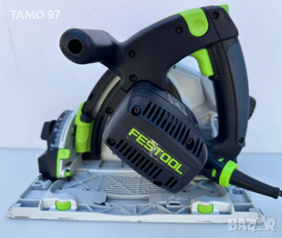 FESTOOL TS 55 REBQ - Потапящ циркуляр 1200W перфектен!, снимка 3 - Триони и циркуляри - 54863088