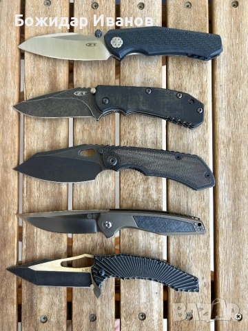 Продавам ножове от колекция Zero Tolerance , Custom Knife Factory