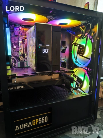 Геймърски i3 13100f, RX 6600 8GB, RAM 16GB DDR4 3200, снимка 2 - Геймърски - 53986721