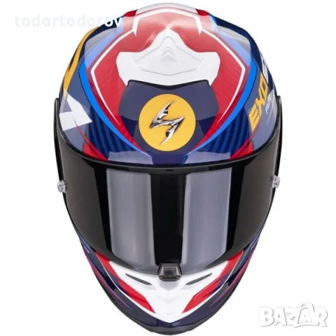 Мото Каска SCORPION EXO-R1 EVO 2 AIR COUP Blue-Red-Yellow,M 57-58см. 860.37 лв. / 439.90 €, снимка 2 - Аксесоари и консумативи - 55335870