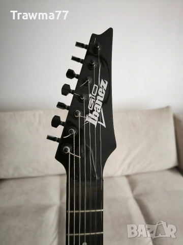 7 струнна Ibanez GRG7221QA-TKS Transparent Black Sunburst, снимка 4 - Китари - 54394718