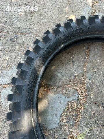 Предна и задна мотокрос гуми - 110/90/19 - 80/100/21 - Pirelli, снимка 7 - Гуми и джанти - 55532646