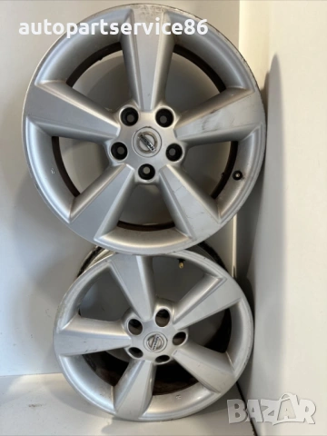 Комплект алуминиеви джанти 5 спици 6.5x16 за Nissan Qashqai (2010) 7910-22 jd110  ET40, снимка 3 - Части - 54368863