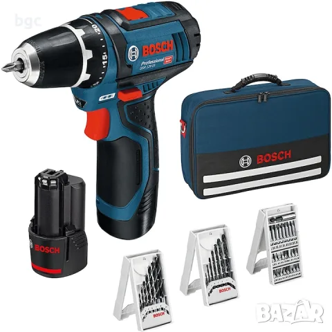 Bosch Profesional GSR 12V-15 Heavy Duty - 3 години гаранция