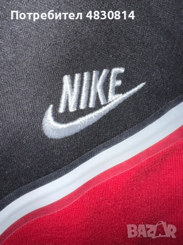 Мъжки спортен комплект / анцуг Nike Tech Fleece (Червено и Черно) - реплика качествено производство, снимка 4 - Спортни дрехи, екипи - 54586292