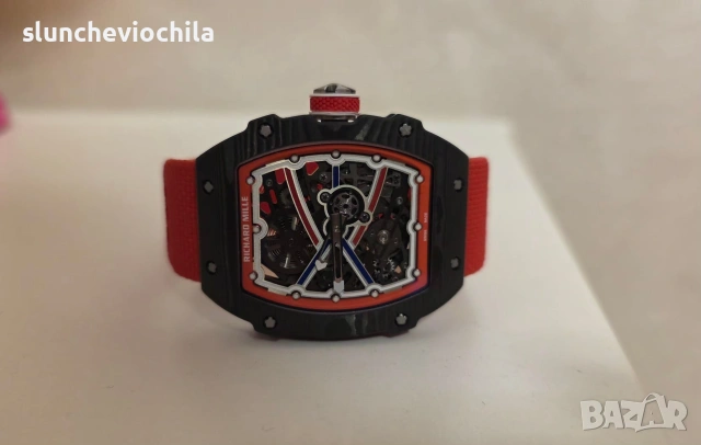 Часовник Richard Mille RM 67-02 extra flab Carbon, снимка 8 - Мъжки - 54547384