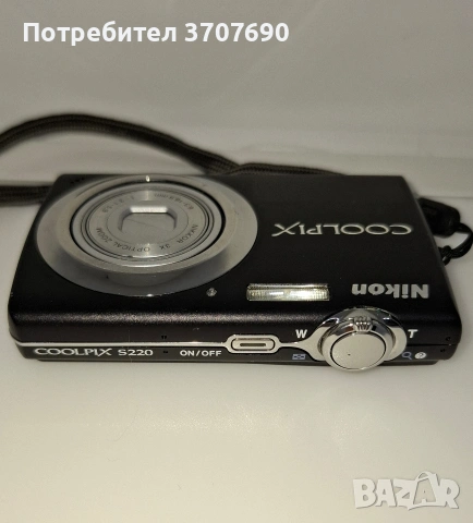 Nikon Coolpix S220 – Компактен дигитален цифров фотоапарат камера, снимка 3 - Фотоапарати - 54564226