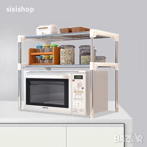 Метален кухненски стелаж за микровълнова 4962