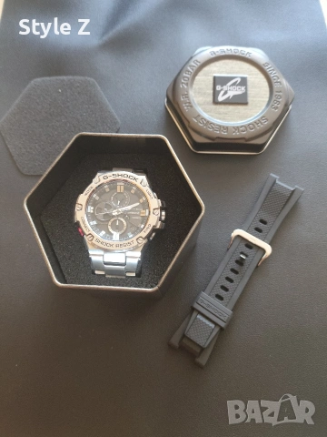 Продавам Casio G-Shock G-STEEL (GST-B100D-1A) + 2 Оригинални Каишки