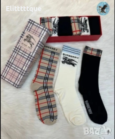 чорапи в кутия nike Adidas Gucci Burberry fendi off white Victoria's secret , снимка 6 - Дамски чорапи - 54904333