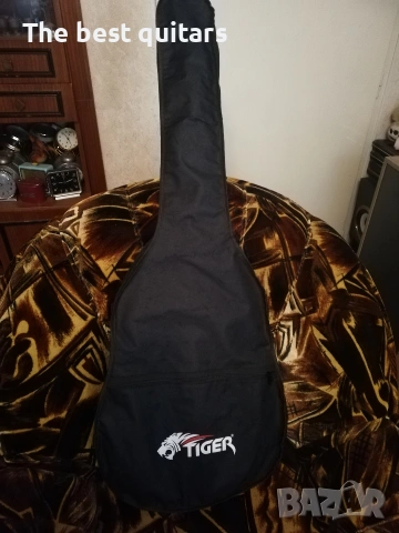 Електроакустична китара Tiger с калъф, снимка 2 - Китари - 54369950