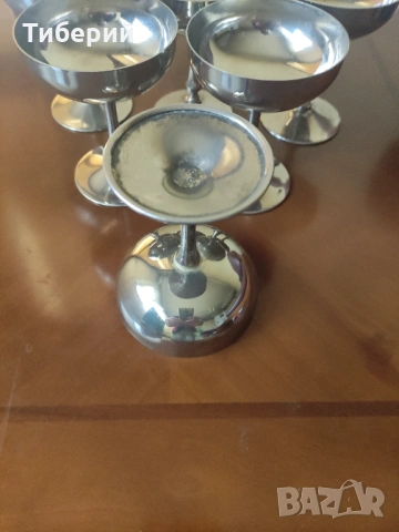 Посребрени чаши за вино , снимка 3 - Чаши - 52174461
