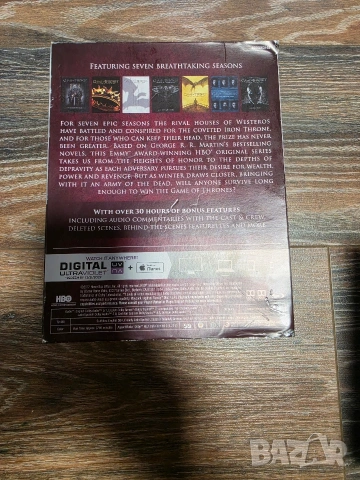 продавам Blu-ray Game of Thrones seasons 1-7, снимка 4 - Blu-Ray филми - 54657191