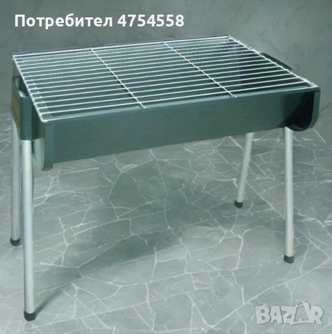 Метално барбекю на дървени въглища LAMARQUE LSQ-4831, снимка 3 - Барбекюта - 54073510