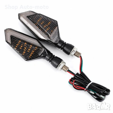 Мигачи за мотор Automat-LED мигачи, Две светлини, снимка 2 - Аксесоари и консумативи - 54691542