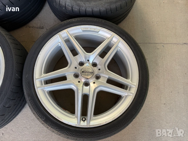 4 бр. оригинални алуминиеви джанти спорт пакет Mercedes AMG 18 цола 5x112, снимка 3 - Гуми и джанти - 54852553