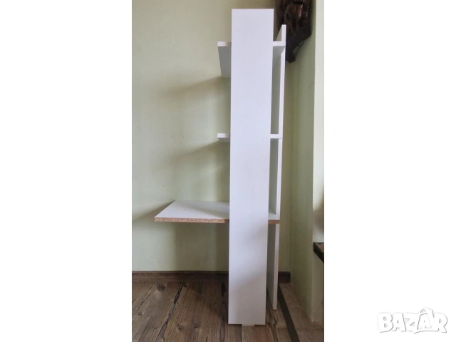 Бяла етажерка с 3 рафта