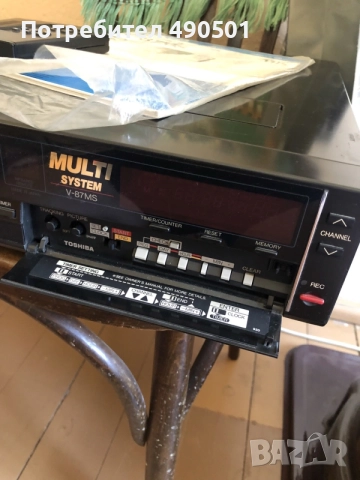 Видео рекордер Toshiba vhs, снимка 5 - Плейъри, домашно кино, прожектори - 55538844