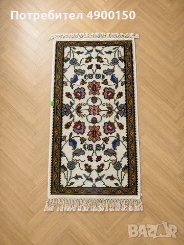 Бели малки котленски килими , снимка 3 - Килими - 55670200