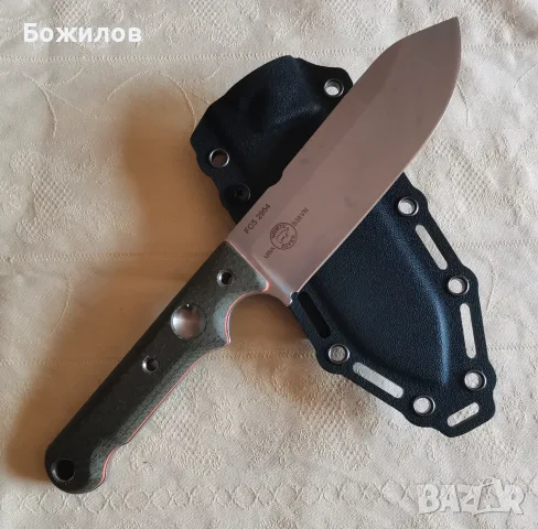 🔥 Легендарният White River Firecraft FC5 (CPM-S35VN / Green Micarta) – Чисто Нов!, снимка 4 - Ножове - 55588086