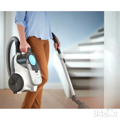 Прахосмукачка без торба Philips, 850W, технология PowerCyclone 4, снимка 5 - Прахосмукачки - 55343682