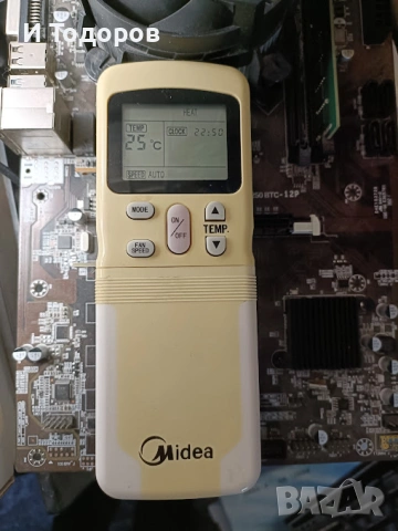 Midea дистанционно за климатик R11HG/E използвано, снимка 2 - Климатици - 54792686