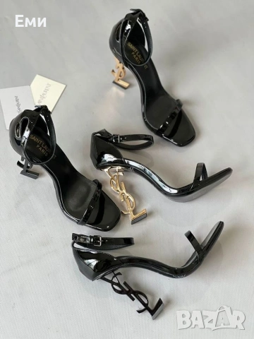 Yves Saint Laurent Луксозни дамски сандали, обувки, чанти YSL, снимка 14 - Дамски обувки на ток - 40911702