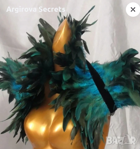 Сет от естественни пера , снимка 3 - Комплекти - 54526947