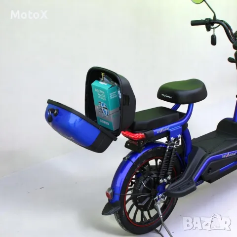Електрически двуместен скутер – велосипед със 20″ гуми, 1200W, 60V/20Ah, снимка 5 - Мотоциклети и мототехника - 55375869