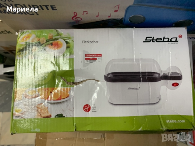 Steba EK 4 яйцеварка за 3 яйца, снимка 2 - Уреди за готвене на пара - 55263516