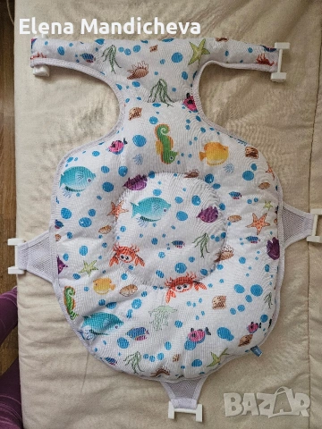 SEVI BABY Подложка мрежа за къпане баня корито бебе новородено стойка, снимка 5 - За банята - 54245821