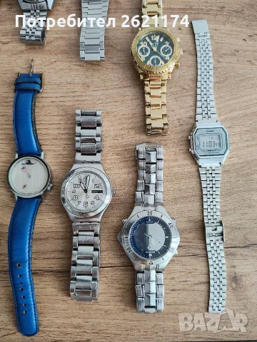 Лот от часовници Seiko 5 Kenneth Cole Casio Guess Swatch Sekonda, снимка 4 - Мъжки - 55428699