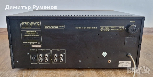 Касетен дек Pioneer CT-F1000, снимка 12 - Декове - 54096812