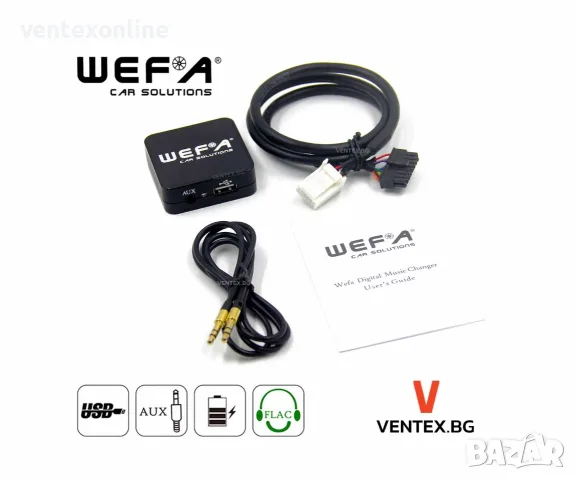 CD чейнджър за Toyota 2003 - 2011 AUX USB адаптер за тойота аукс кабел флашка WEFA 6+6