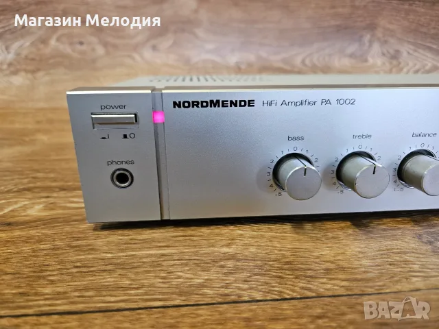 Усилвател Nordmende PA 1002 – Германска Hi-Fi класика от Златната ера, снимка 4 - Ресийвъри, усилватели, смесителни пултове - 55443550