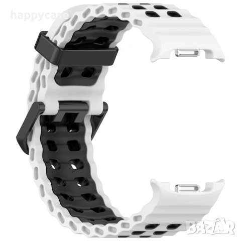Samsung Galaxy Watch8 44 mm 40 mm / 8 Classic 46 mm / MARINE Силиконова каишка, снимка 15 - Каишки за часовници - 54347693