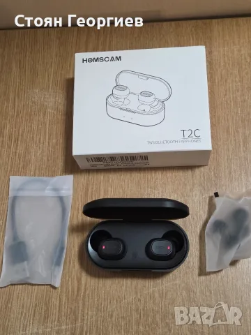 Чисто нови безжични TWS слушалки Homscam QCY T2C., снимка 2 - Bluetooth слушалки - 55596883