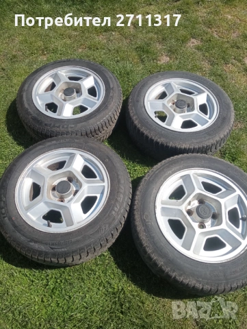 Алуминиеви джанти 4х100 , 14 цола с гуми