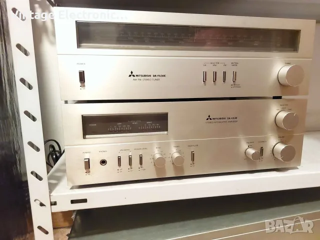 Усилвател Mitsubishi DA-U530 и тунер Mitsubishi DA-F630E., снимка 3 - Аудиосистеми - 55169464