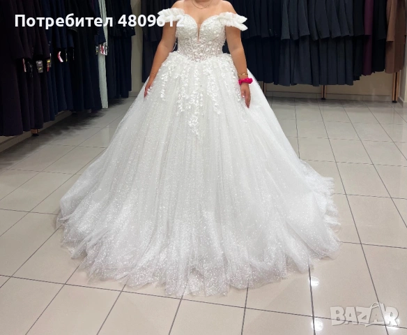 Булчинска рокля, снимка 2 - Сватбени рокли - 54758476