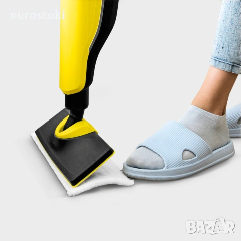 Парочистачка Karcher - SC 2 Upright EasyFix 1.513-345.0, 1600W, 0.4 l, жълта Състояние на мостра , снимка 4 - Парочистачки и Водоструйки - 54627899