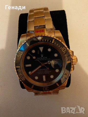 Мъжки часовник Submariner Gold / Black – Автоматик
